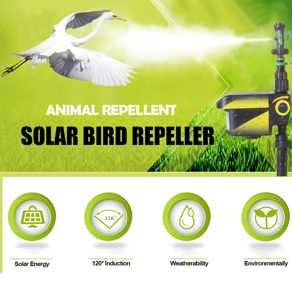 Solar Motion-Activated Sprinkler Deer & Animal Deterrent