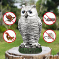 Realistic Owl Decoy – Humane Bird Repeller for Gardens
