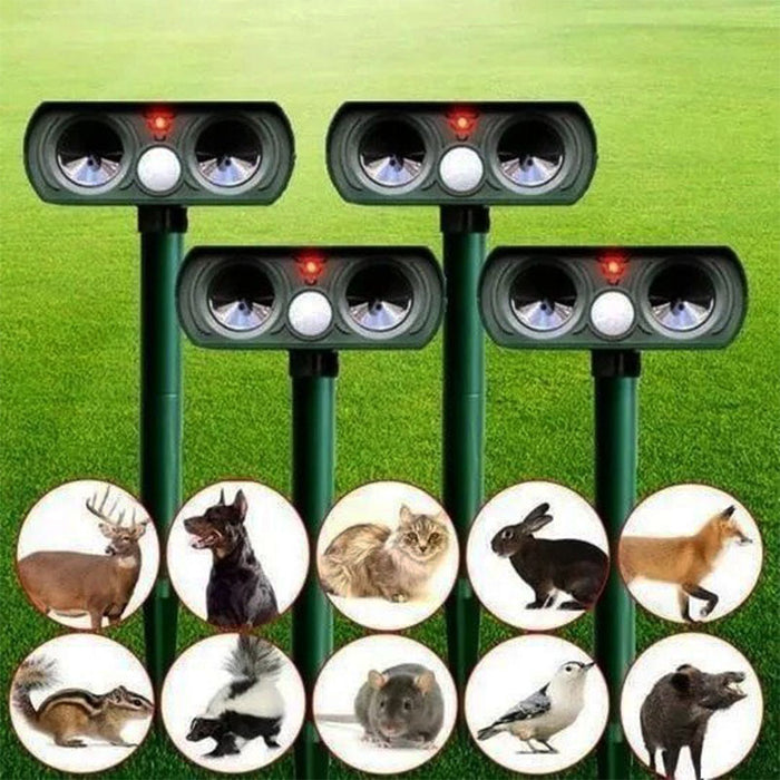 Solar Powered Ultrasonic Animal & Pest Repeller