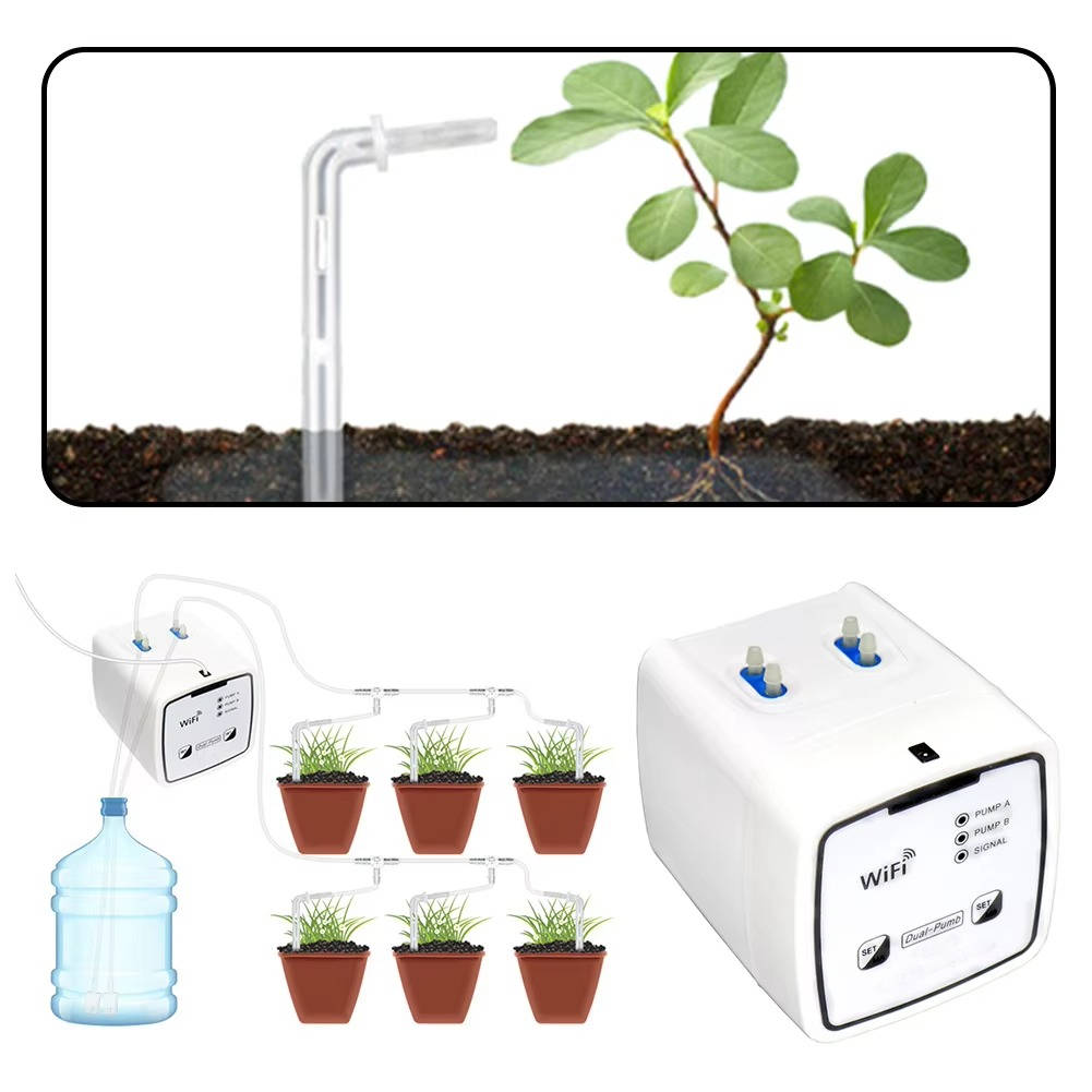 WiFi Smart Plant Waterer - Automatic Drip System for 20 Pots
