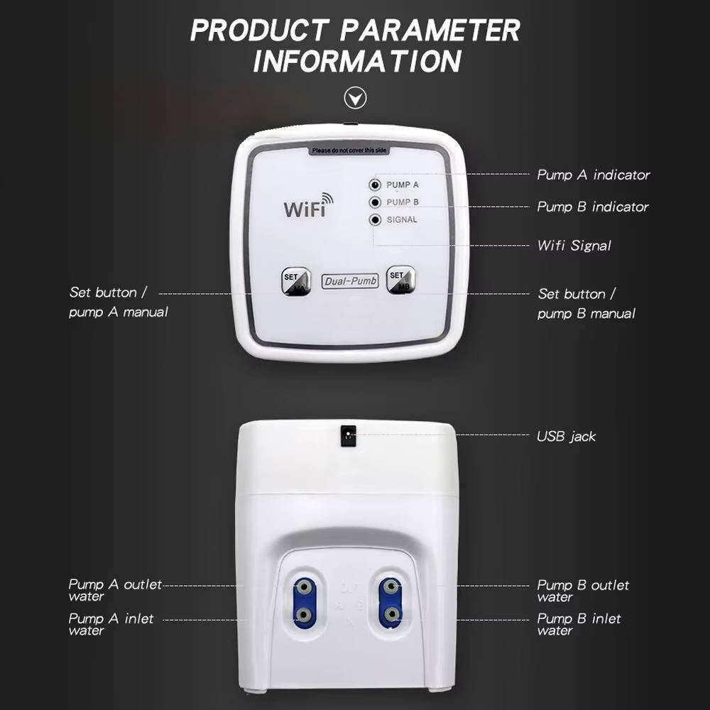 WiFi Smart Plant Waterer - Automatic Drip System for 20 Pots