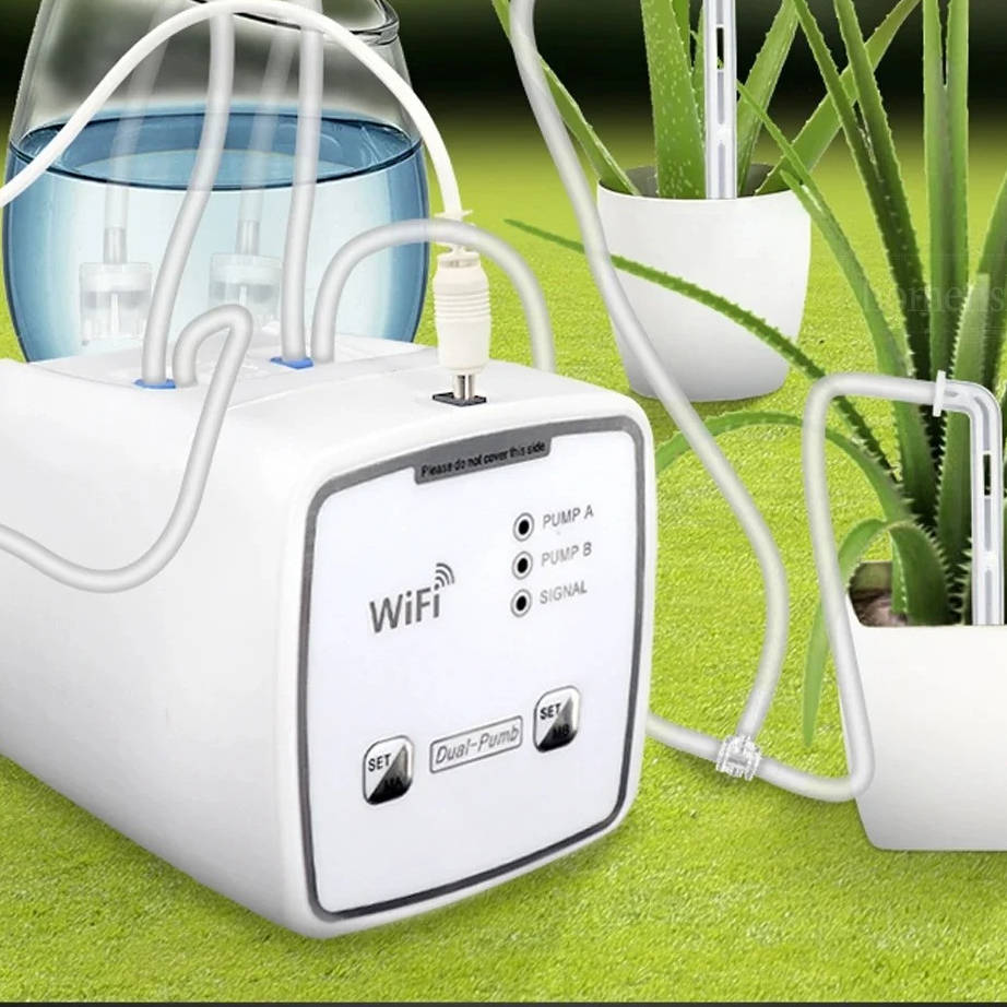 WiFi Smart Plant Waterer - Automatic Drip System for 20 Pots