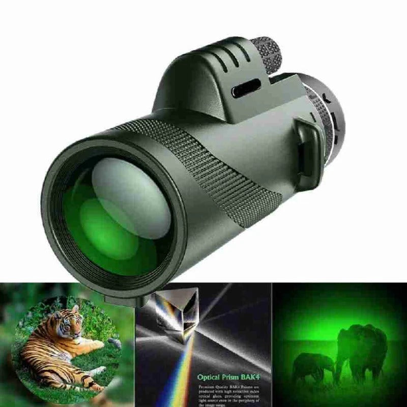 Handheld Compact Monocular with 600x Zoom
