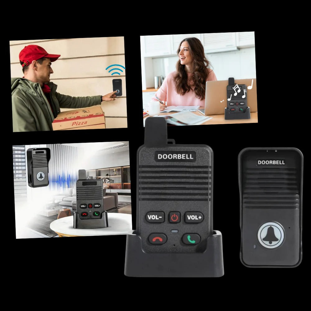 Two-Way Video Intercom Doorbell with Hands-Free Talk