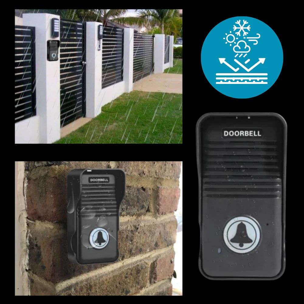 Two-Way Video Intercom Doorbell with Hands-Free Talk