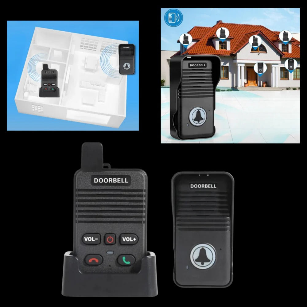 Two-Way Video Intercom Doorbell with Hands-Free Talk