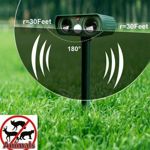 Solar Powered Ultrasonic Animal & Pest Repeller