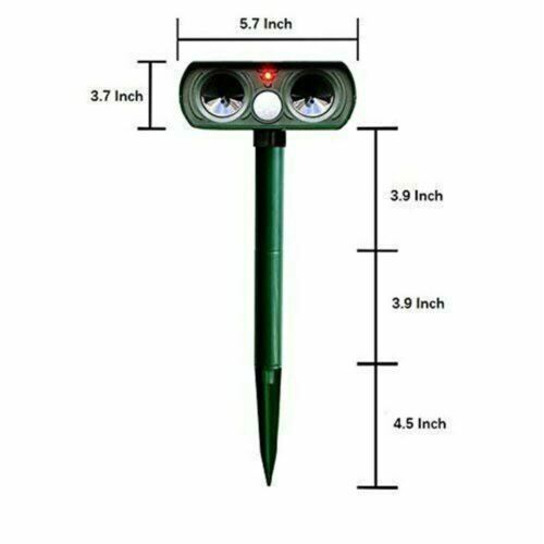 Solar Powered Ultrasonic Animal & Pest Repeller